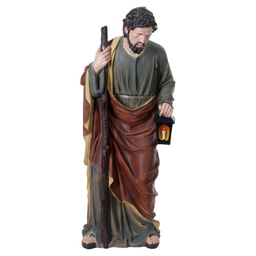 Belén 150 cm completo 11 figuras resina colorida int ext 7