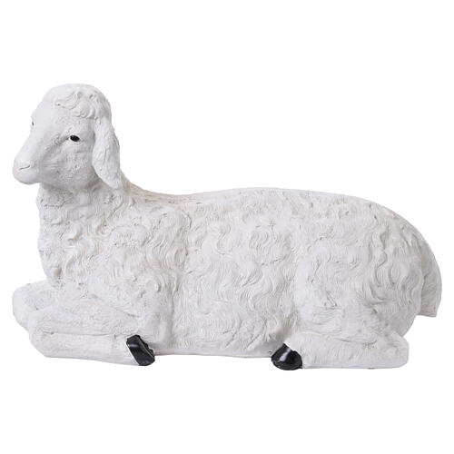 Presepe 150 cm completo 11pz resina colorata int est 21