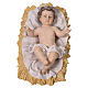 Presepe 150 cm completo 11pz resina colorata int est s3