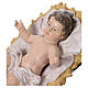 Presepe 150 cm completo 11pz resina colorata int est s4