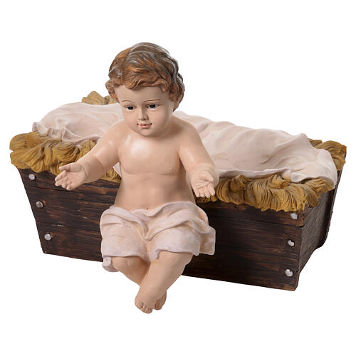 Natività 3 pz resina colorata presepe 100 cm 6