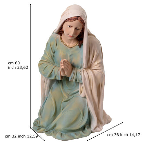 Nativity Holy Family 3 pcs colored resin nativity scene 100 cm 5