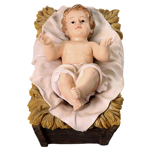 Nativity Holy Family 3 pcs colored resin nativity scene 100 cm 8