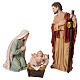 Nativity Holy Family 3 pcs colored resin nativity scene 100 cm s1