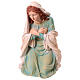 Belén completo 80 cm 11 piezas resina coloreada int s4