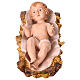 Presepe completo 80 cm 11pz resina colorata int s3