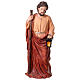 Presepe completo 80 cm 11pz resina colorata int s5