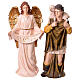 Presepe completo 80 cm 11pz resina colorata int s8