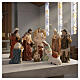 Complete Nativity Scene 80 cm 11 pcs Colored Resin Indoor s2