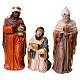 Complete Nativity Scene 80 cm 11 pcs Colored Resin Indoor s9