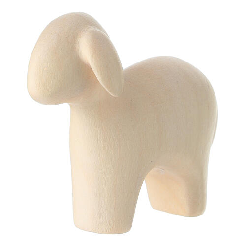 Modern coloured wooden sheep for Nativity Scene of Val Gardena 3