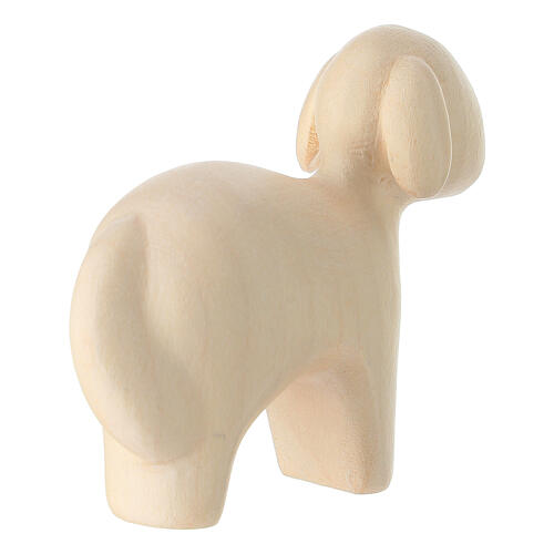 Modern coloured wooden sheep for Nativity Scene of Val Gardena 4
