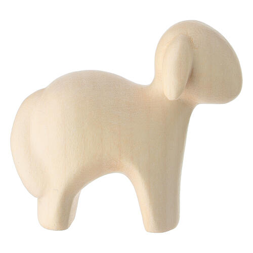 Modern Colored Wood Sheep for Val Gardena Nativity Scene 1