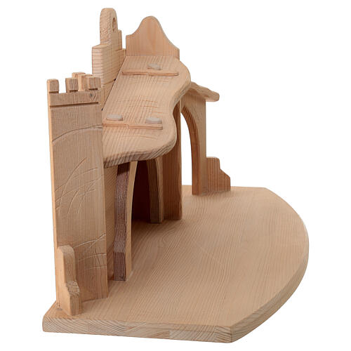 Leonardo Nativity stable in natural wood from Val Gardena 5