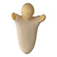 Baby Jesus with manger, nativity scene 12 cm colored Val Gardena wood s2