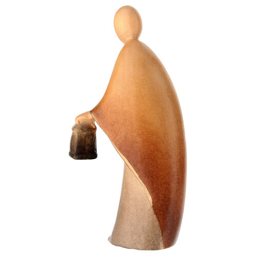 St Joseph nativity scene 12 cm colored wood Val Gardena 4