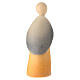 Statuette berger tenant agneau crèche 12 cm bois coloré Val Gardena s4