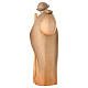 Shepherd figurine with staff for 12 cm Nativity Scene, coloured wood, Val Gardena s4