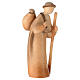Statuina pastore con bastone presepe colorato Val Gardena s2