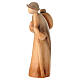 Statuina pastore con bastone presepe colorato Val Gardena s3