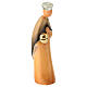 Roi mage blanc Melchior crèche 12 cm bois coloré Val Gardena s3