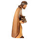 Statua pastore brocca presepe linea Leonardo legno colorato Val Gardena s3