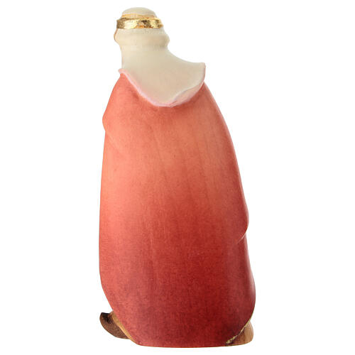 Rei Melquior presépio Leonardo 12 cm colorido Val Gardena 4