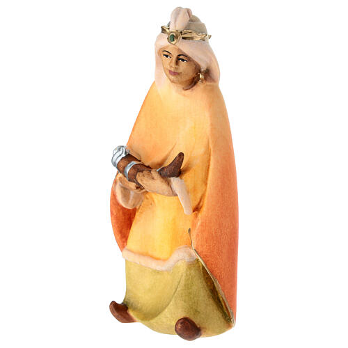 Moor Wise Man for Leonardo Nativity Scene, Val Gardena painted wood 2