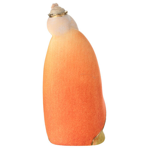 Rei Mago mouro presépio Leonardo madeira colorida Val Gardena 4