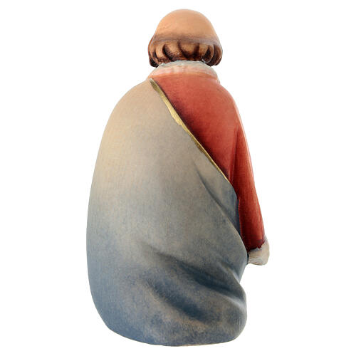 Król Baltazar klęczący, szopka bożonarodzeniowa Val Gardena, linia Leonardo 4