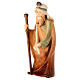 Estatua camellero línea Leonardo madera pintada belén Val Gardena s2