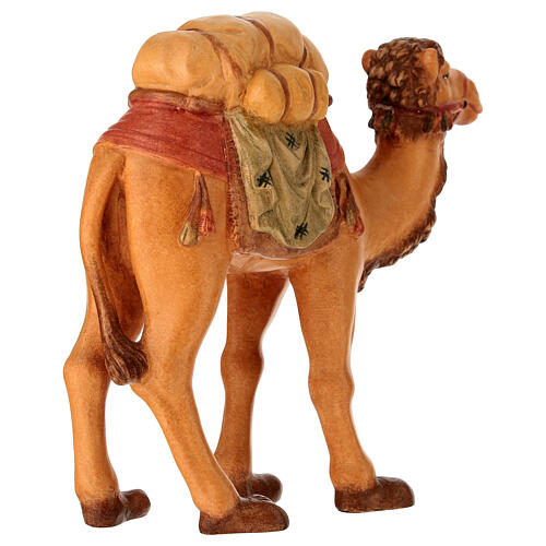 Colored wooden camel statue Leonardo line Val Gardena 4