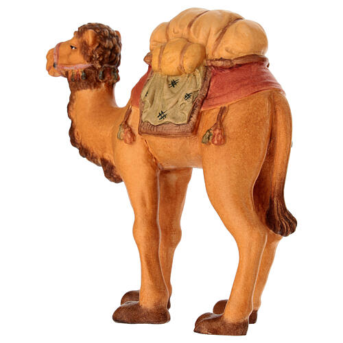 Colored wooden camel statue Leonardo line Val Gardena 5