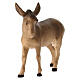 Statuette âne crèche Leonardo 12 cm bois coloré Val Gardena s2