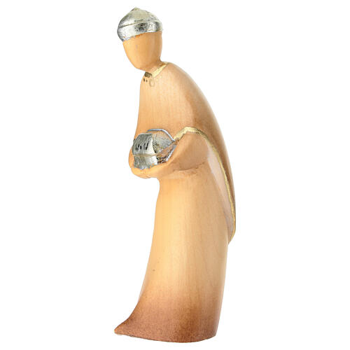 Moor Wise Man Gaspar for 12 cm Nativity Scene, hand-painted, Val Gardena 3