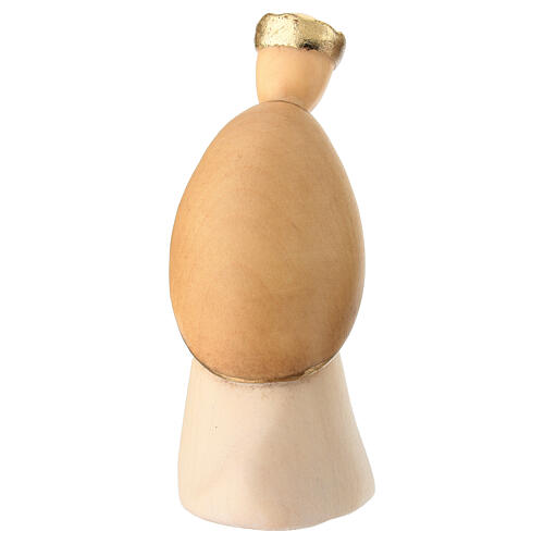 Kneeling Wise Man Balthazar for 12 cm coloured Val Gardena Nativity Scene 4