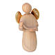Ange Gloria crèche 12 cm bois doré Val Gardena s1