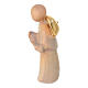 Glory Angel Nativity Statue 12 cm Colored Val Gardena Wood s2