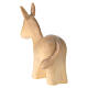 Coluored donkey figurine for Val Gardena Nativity Scene s4