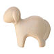 Modern style standing sheep for Val Gardena Nativity Scene, painted maple wood s1