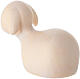 Modern style lying sheep painted Val Gardena wood nativity s4