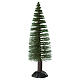 Abete verde per presepe 15 cm legno plastica s1