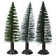 Abete verde per presepe 15 cm legno plastica s2