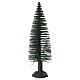 Abete verde per presepe 15 cm legno plastica s3