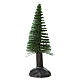 Abete per presepe 10 cm in legno e plastica s1