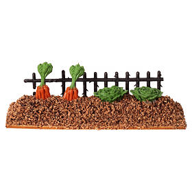 Orto pronto da raccogliere presepe 8-10 cm sughero 5x15 cm