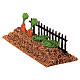 Orto pronto da raccogliere presepe 8-10 cm sughero 5x15 cm s3