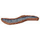 Ruscello in resina effetto ceramica smaltata presepe 8 cm 5x20x10 cm s3