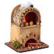 Forno per il pane in sughero con fuoco presepe 10- 12 cm s2