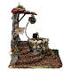 Pozzo in sughero con tettoia 15x10x15 cm presepe 8-10 cm s4